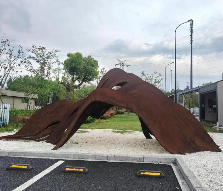 海伦耐候钢板造型